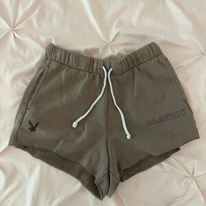 PLAYBOY Women's Tan Athletic Shorts